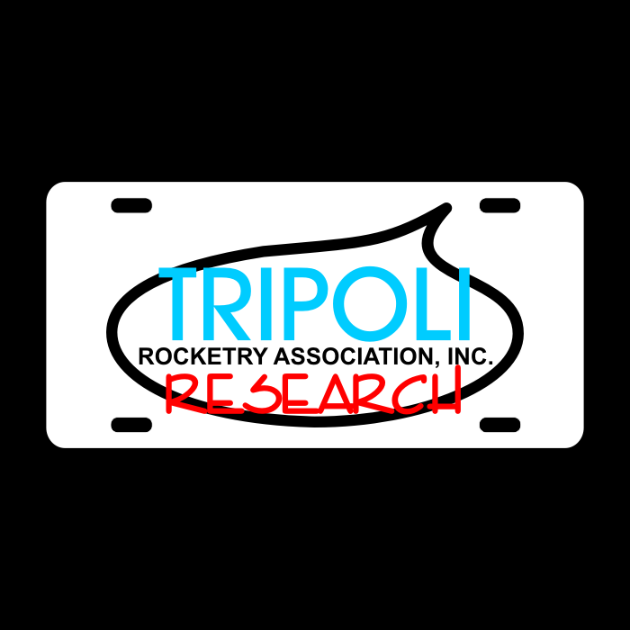 Tripoli Research License Plate